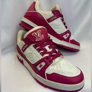 LOUIS VUITTON LV_Trainer line_Sneakers Low top sneakers UK 9US 10 PNK VL0232